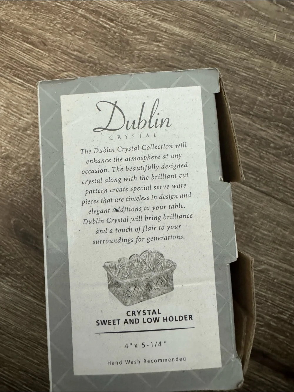 Dublin Clear Crystal Sweet and Loaf Holder